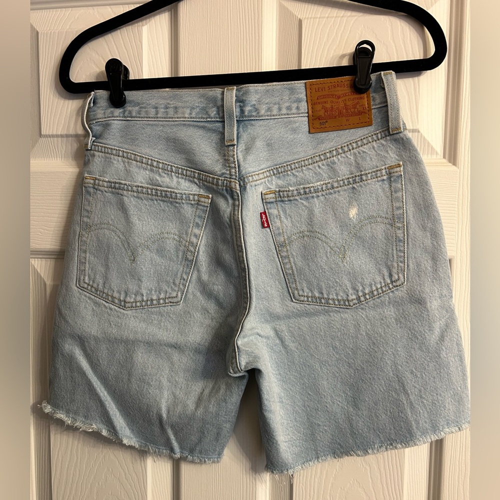 Levi's 501 Women's Light Blue Denim Shorts